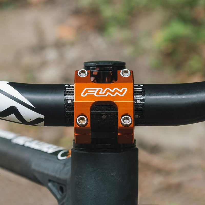 Funn Funnduro MTB Stem with 35mm Bar Clamp - The Ultimate Ultralight and Tough Alloy Bicycle Stem for Mountain Bike and BMX Bike, Length 45mm stem (Black) - Image 2